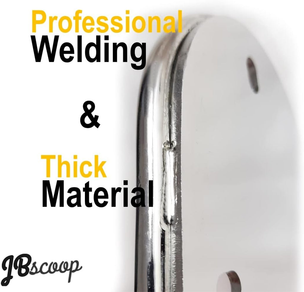 JBscoop Garden Hose Holder Stainless Steel Small Wall Mount Garden Hose Hook, Ideal for Water, Air, Hydraulic Hose