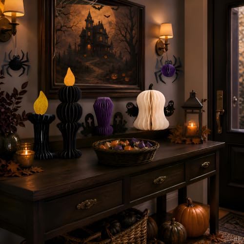 10PCS Halloween Table Centerpieces, 3D Paper Party Decorations