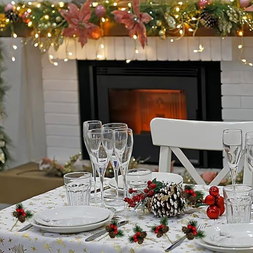 30PCS Artificial Pine Picks Christmas Simulation Pine Needle
