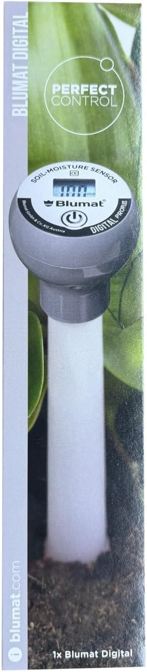 Blumat Moisture Meter for Plants - Accurate Soil Moisture Meter - Easy to Use Advanced Water Meter for Gardening