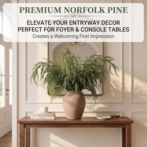 Montekin 4 Pcs 36 Inch Real Touch Christmas Norfolk Pine Branches