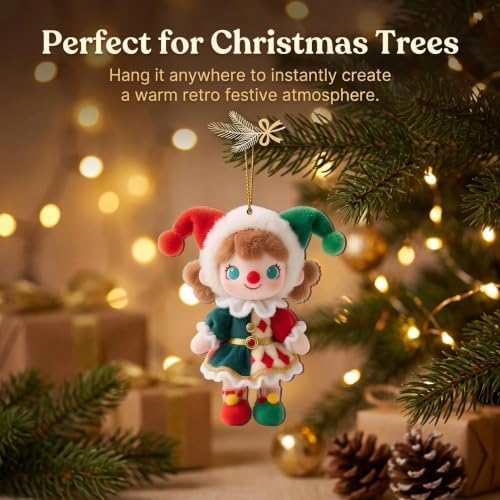 18Pcs Colorful Circus Clown Christmas Ornaments