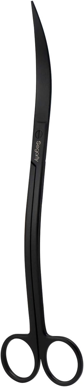 Segarty Aquarium Tools, 6 in 1 Stainless Steel Aquatic Plant Tweezers Scissor Spatula for Planted Freshwater Aquarium