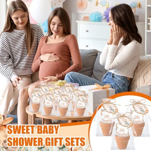 Reallnaive Little Pumpkin Baby Shower Party Decorations Set