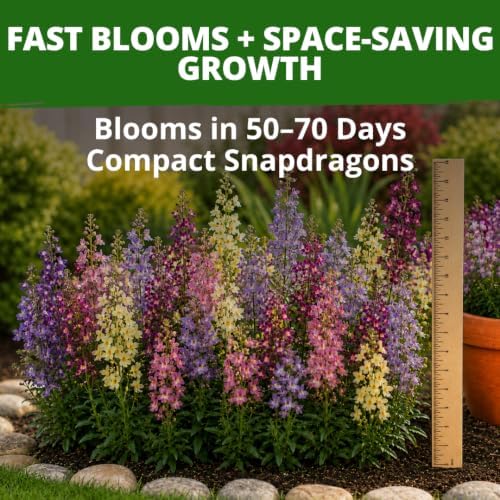 HOME GROWN Fairy Snapdragon Seeds, 7,000 Seeds, Linaria maroccana