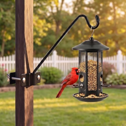 Multi-Purpose Plant Hanger & Bird Feeder Holder, 2 Pack