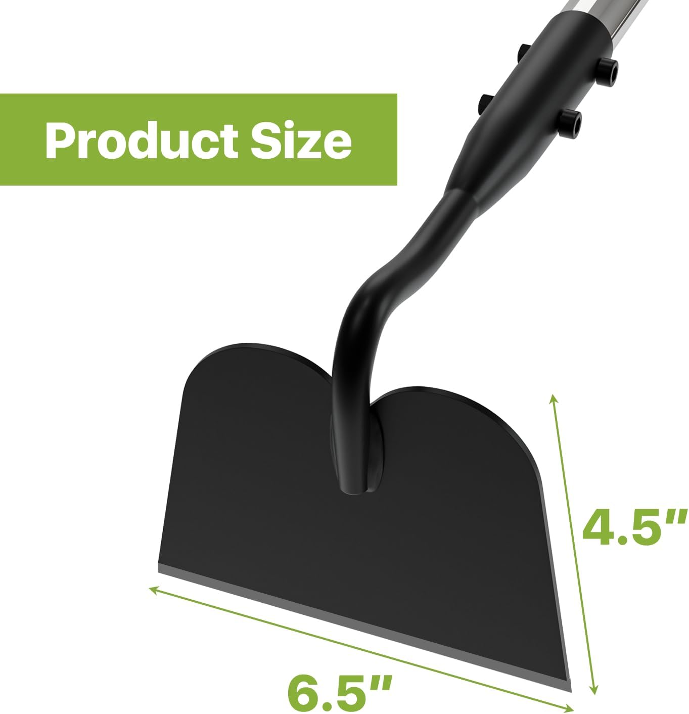 Draw Hoe Garden Tool, Heavy Duty Garden Hoes for Weeding Long Handle, Easy Stand Up Scraping Weeder Tool for Garden