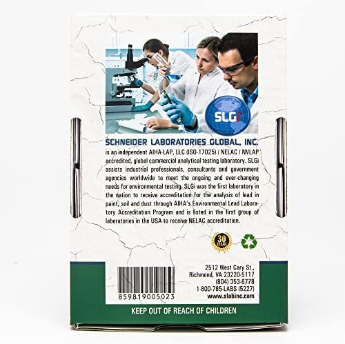 Lead Test Kit in Paint, Dust, or Soil 20PK (Same Day) Schneider Labs | (Overnight Return Shipping)
