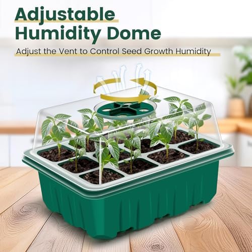 3rd Gen Seed Starter Tray, 10 Pack Seed Starter Kit, 120 Cells