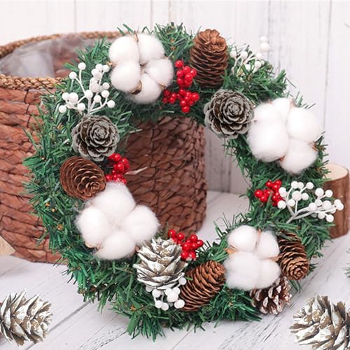 160 PCS Mini Snow Pine Cones Christmas Thanksgiving Pine Cones Bulk White Christmas Small Tiny Pinecones Ornaments for Home Decoration DIY Crafts Wedding Xmas Tree Fall Winter Decor