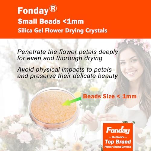 10LBS Fonday Silica Gel Flower Drying Crystals for Bouquet Preservation