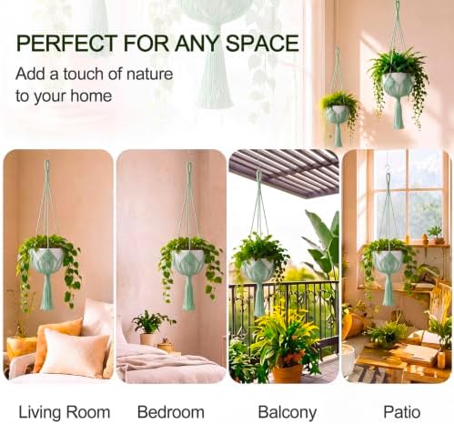 Shappy Boho Macrame Plant Hanger for Indoor