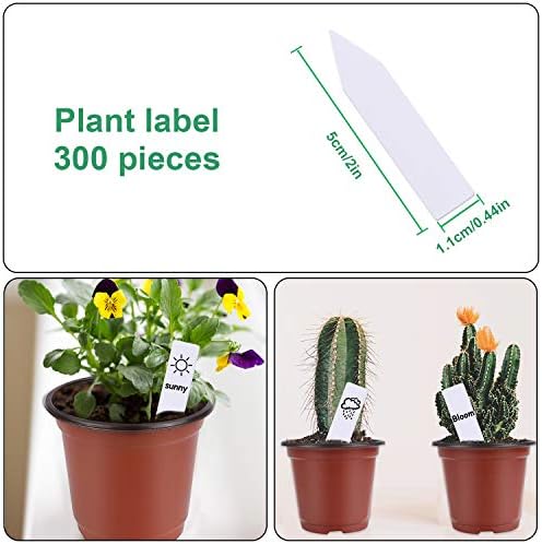 Augshy 250Pcs 4 Inches Plant Pots Seed Starting Containers with 300 Labels