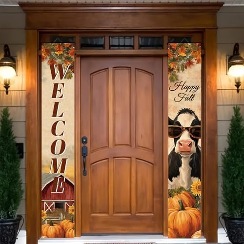 BlissYard Fall Porch Banner 12x71 Inch