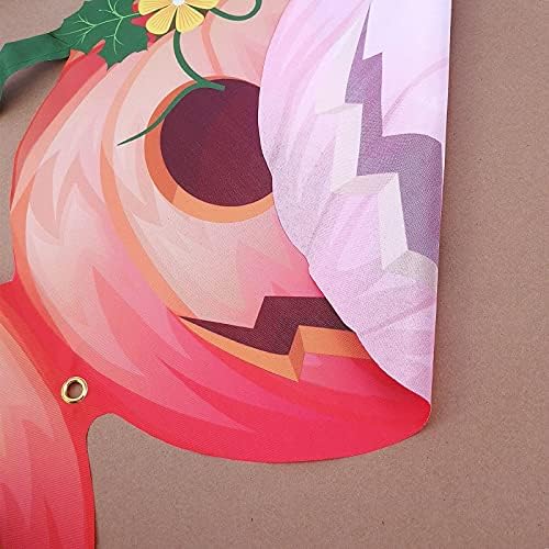 Halloween Bunting Banner Pumpkin Decorations - fall Bunting banner Pumpkins Decor Outdoor,Happy Bunting Banner Garland Balcony,Pumpkin Fence Flag,Halloween Decorations Outside Door Outdoor