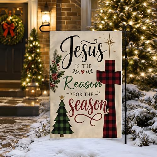 Christmas Decorations - Christmas Welcome Garden Flag