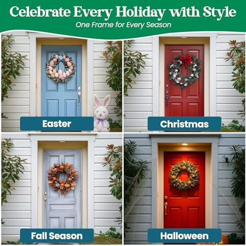 3-Pack 14 Inch Wire Wreath Frame, Round Metal Wreath Form