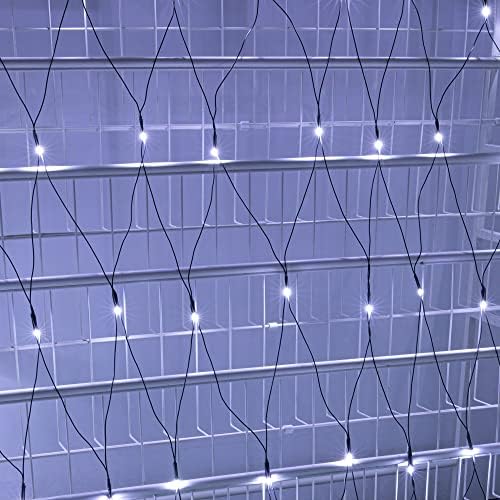 AWQ 360 LED 13.1 ftx6.6 ft String Lights Net Mesh Lights Christmas White