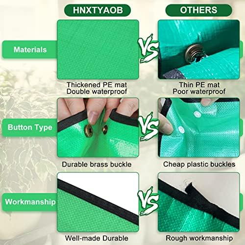 39.5" x 31.5" Large Repotting Mat for Indoor Plants Transplanting Control Mess Table Top Gardener Portable Potting Tray Succulent Potting Garden Mat Gardening Gifts for Women Plant Lady Gifts