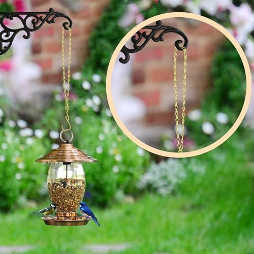 garini 26Inch 8Pack Hanging Basket Chain for Hanging Bird Feeders
