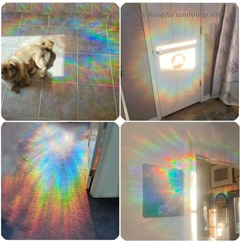 Snowflake Prism Window Collision Clings for Bird Strikes, 39 Pieces