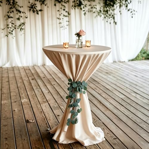 6 Pack Eucalyptus Garland Wedding Cocktail Table Ties Faux Greener