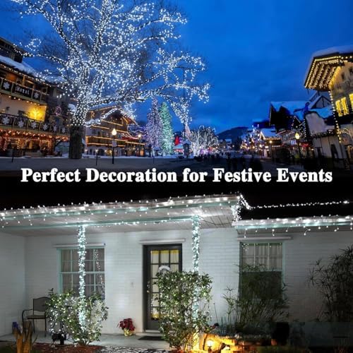 KAQ Connectable 800LED 288Ft String Lights, Christmas Lights Indoor Outdoor