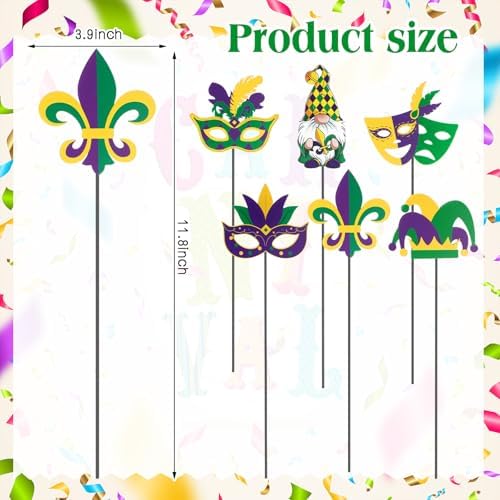 Pickmesh 6 Pcs 12" H Patriotic Yard Decor 4th of July Pinwheel Yard Sign