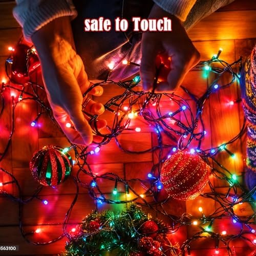 Voice Control 88Ft 240LED Christmas String Lights with Remote, Multicolor