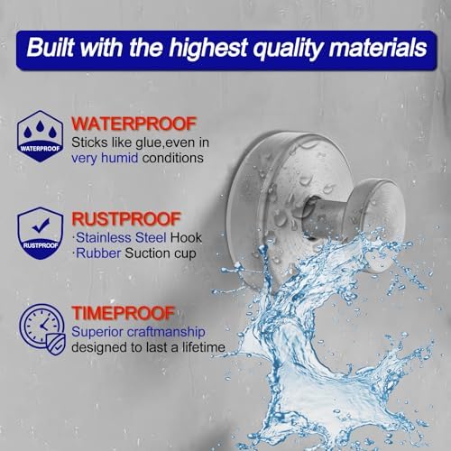 Bntuk Suction Cup Wreath Hanger, Wreath Hanger for Glass Front Door Window