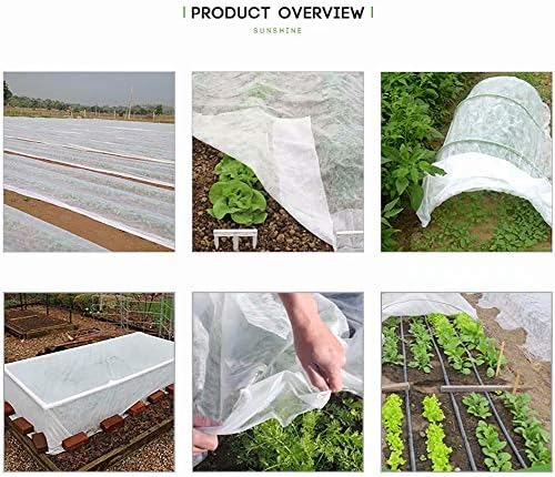 Agfabric Plant Covers Freeze Protection Floating Row Cover and Plant Blanket,0.55oz 7'x25' for Frost Protection and Terrible Weather Resistant,White