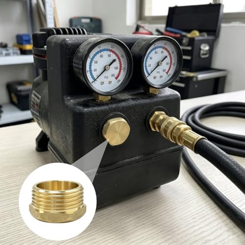 2 pcs 3/4" Garden Hose End Caps, Brass Male Thread Garden Hose Cap with Washers, Outdoor Faucet End Cap Brass Pipe Plug Spigot Cover