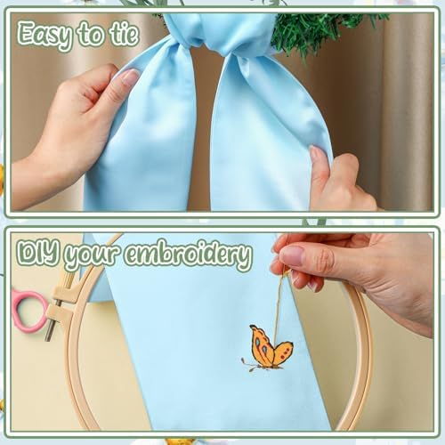 VitalCozy Spring Wreath Sash for Front Door