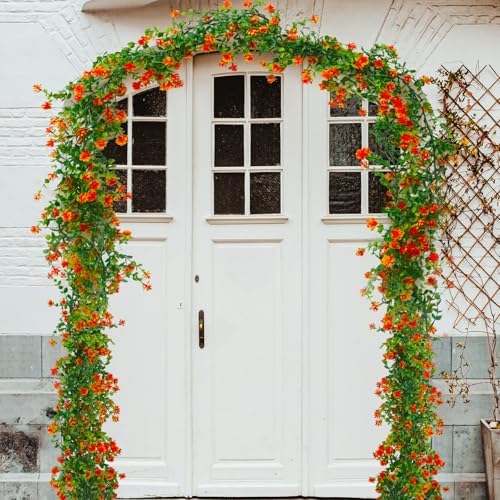 RECUTMS Faux Eucalyptus Garland Plants Fake Vines, Garlands for Decorations