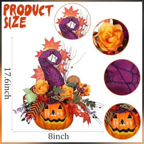 Daifunli Halloween Table Centerpieces Decorations, Pumpkin