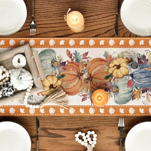 Artoid Mode 210 GSM Fall Table Runner Home Party Decor 13x120 Inch