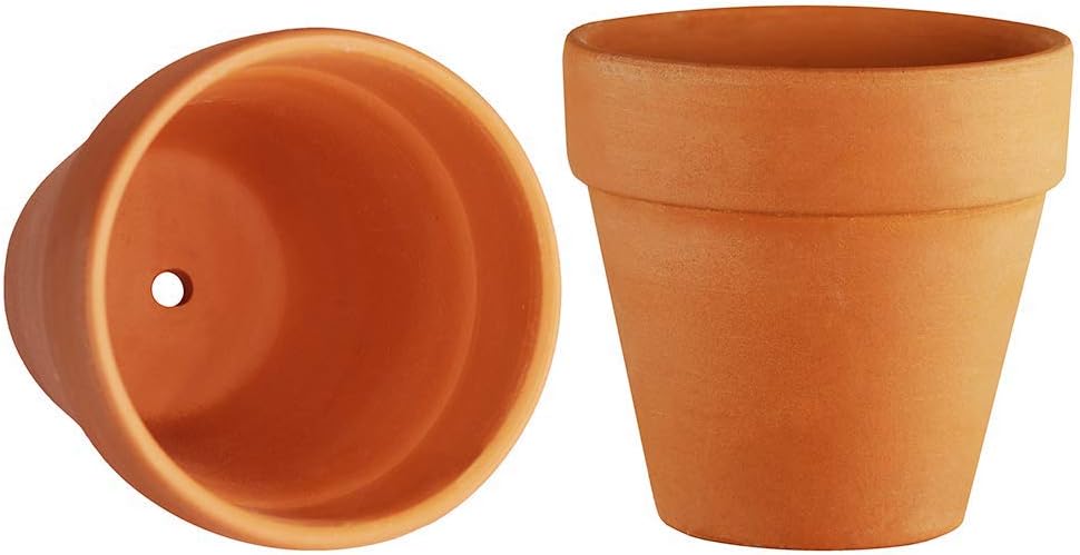 Winlyn 72 Pcs Small Mini Clay Pots - 2'' Terracotta Pot Ceramic Pottery Planter Terra Cotta Flower Pot Succulent