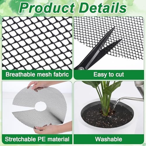 6 Pcs Plant Pot Cover, Plant Protector from Cats Cuttable