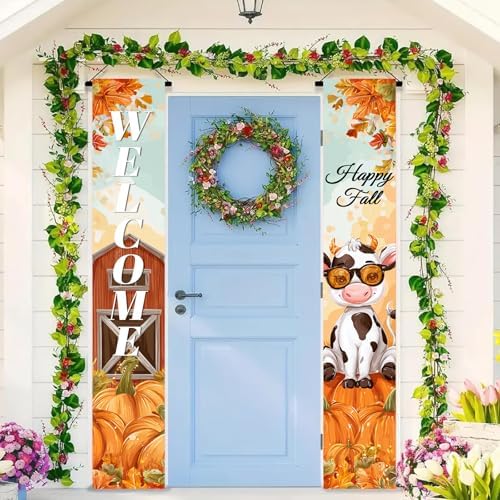 BlissYard Fall Porch Banner 12x71 Inch