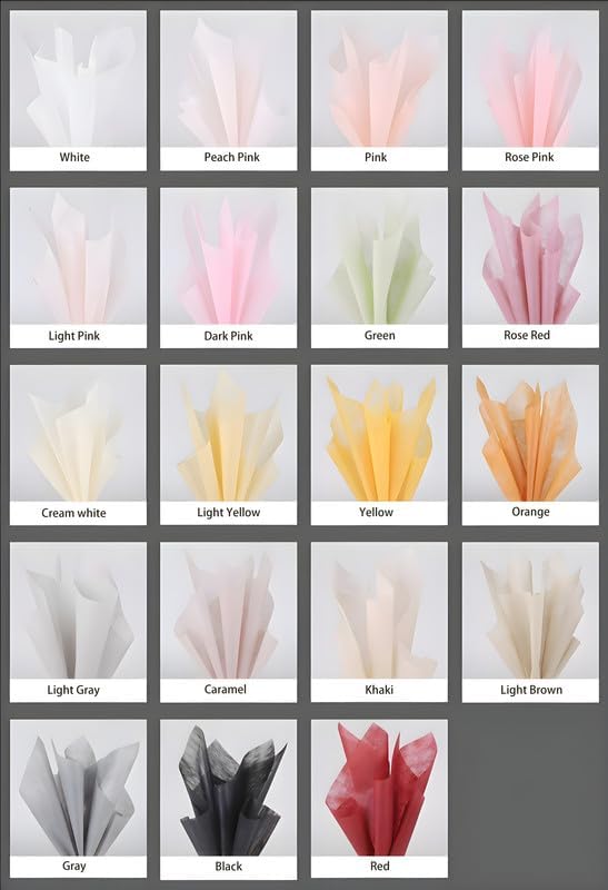 MLSG 96 Sheets Tissue Flower Wrapping Paper Cotton Wrapping Flower Paper Withdrawable Lining Paper Non-woven Waterproof Floral Bouquet Wraps For Florist Packaging Arrangement (Light Purple)