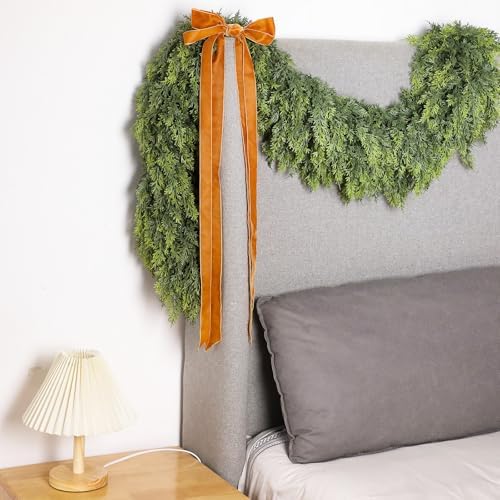 Waydress 1 Pcs 12ft Christmas Artificial Cedar Garland Realistic