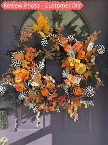 6 PCS Halloween Stems Faux Flower Picks Halloween Decor Festive Branches