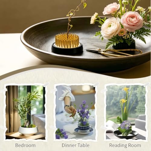 4Pcs Round Stainless Flower Frog Kenzan Ikebana Floral Pin Holder