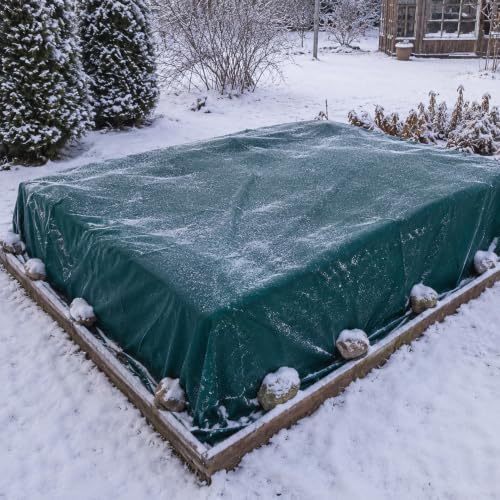 12.4x9.8 Ft Plant Covers Freeze Protection, Warm Winter Frost Cloth Blanket