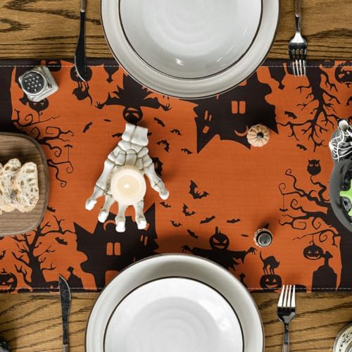 Artoid Mode 210 GSM Halloween Table Runner Home Party Decor 13x72 Inch
