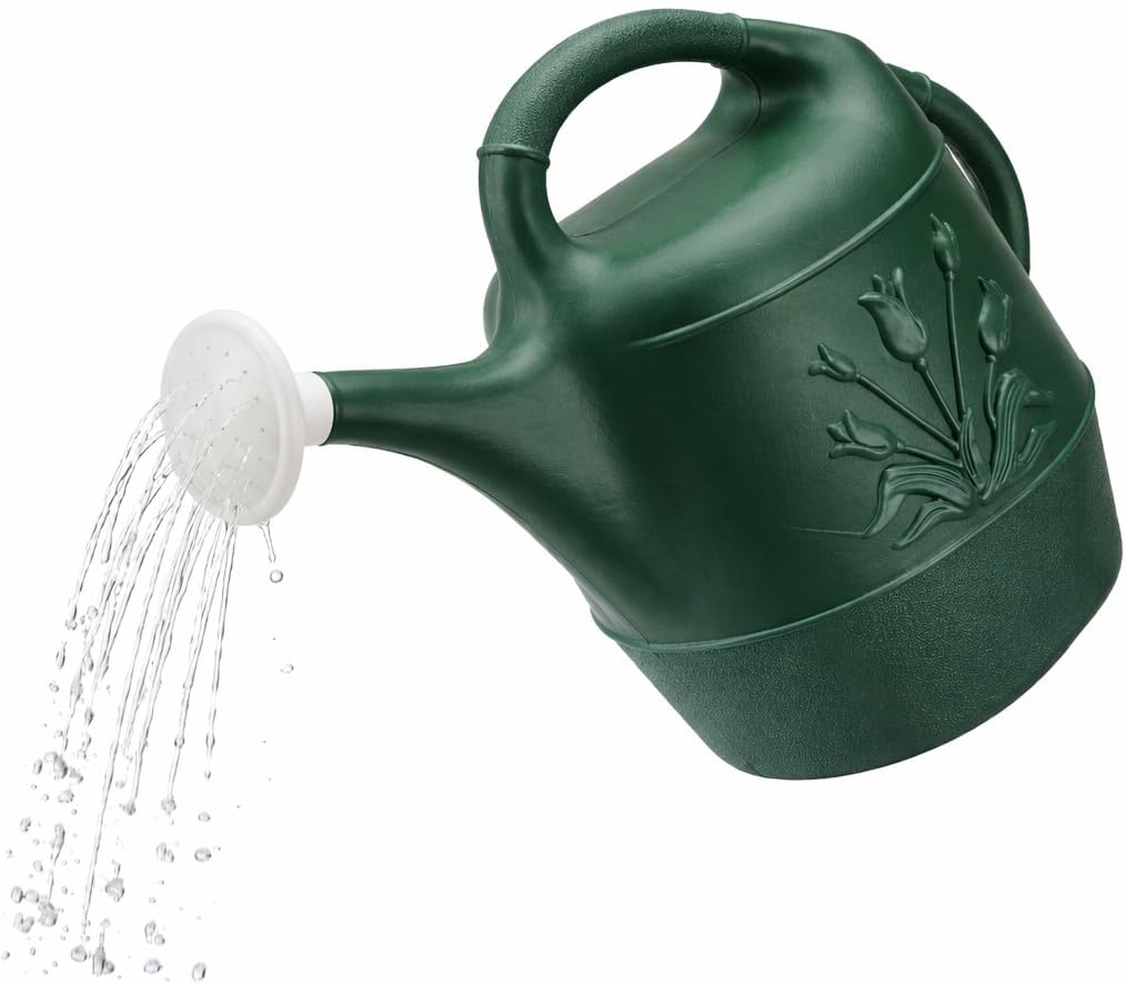 PMU 2 Gallon Watering Can - Garden Watering Can for Indoor & Outdoor Plants - Plastic Water Can with Detachable