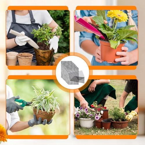 10 Pc Mesh for Plant,Plant Mesh Drainage Meshe,Flower Pot Hole Meshe Pad
