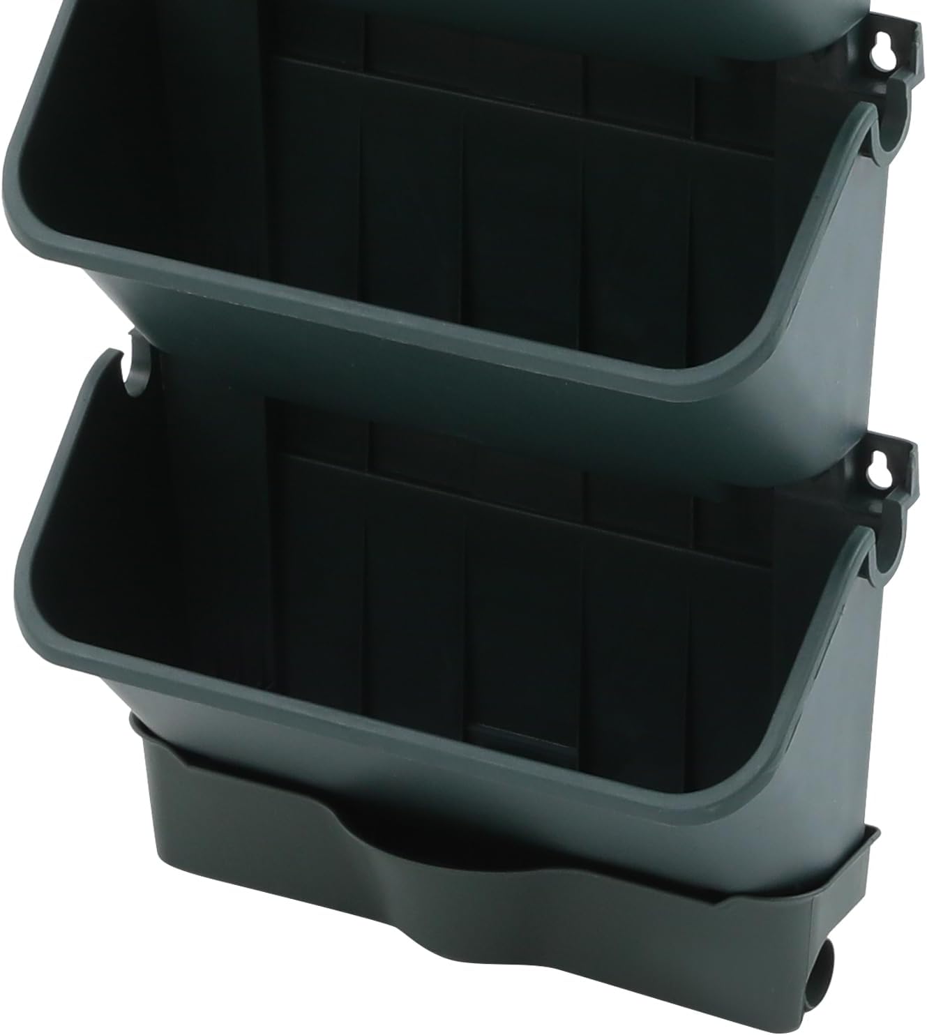 18 Pots Self-Watering Wall-Mounted Planter, 39.4”L x 39.4”H Vertical Wall Planter Self Watering Stackable Planters