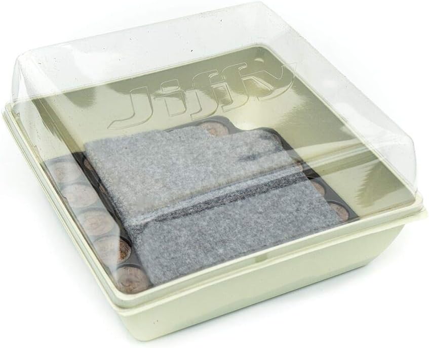 Jiffy Seed Starter Tray Kit, Self-Watering, Seedling Tray, 2 Pack