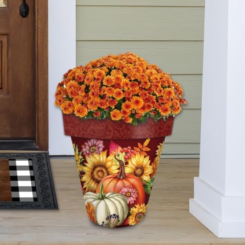 Briarwood Lane Fall Planter 14" x 15" x 15" Fall Beauty Large for Fall Planter